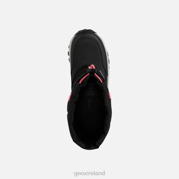 Geox 0ZTB1155 Black/Fuchsia Himalaya Abx Junior