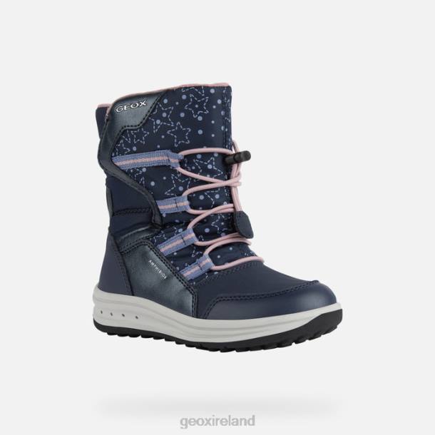 Geox 0ZTB1188 Navy/Rose Roby Abx Girl