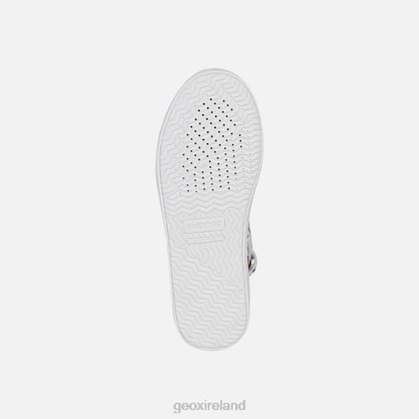 Geox 0ZTB1145 White/Black Kathe Girl