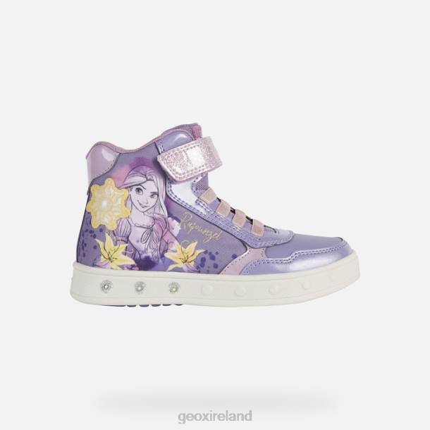 Geox 0ZTB1173 Lilac/Yellow Skylin Girl