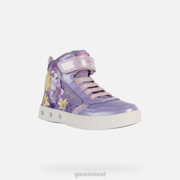 Geox 0ZTB1173 Lilac/Yellow Skylin Girl