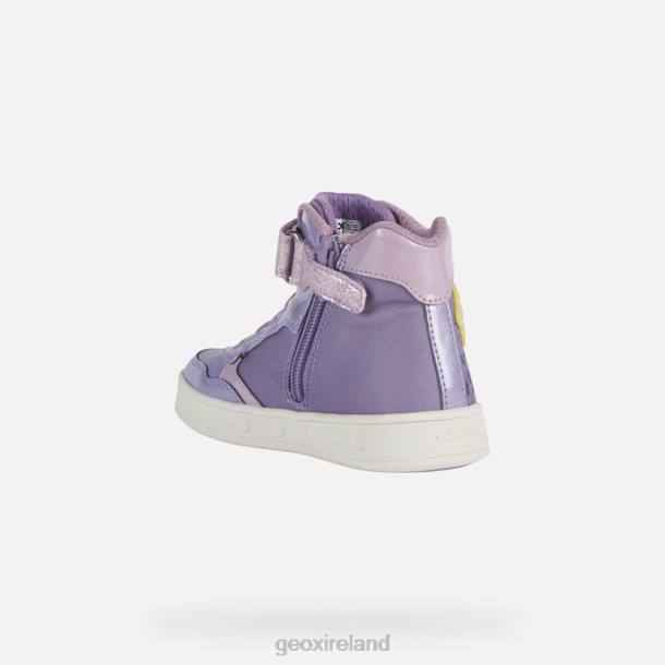 Geox 0ZTB1173 Lilac/Yellow Skylin Girl