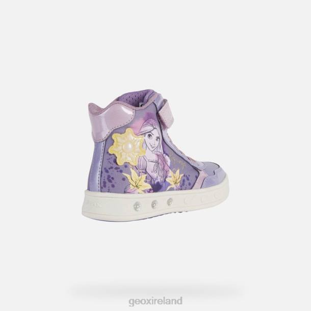 Geox 0ZTB1173 Lilac/Yellow Skylin Girl
