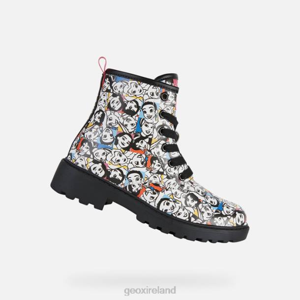 Geox 0ZTB1201 White/Multicolor Casey Girl