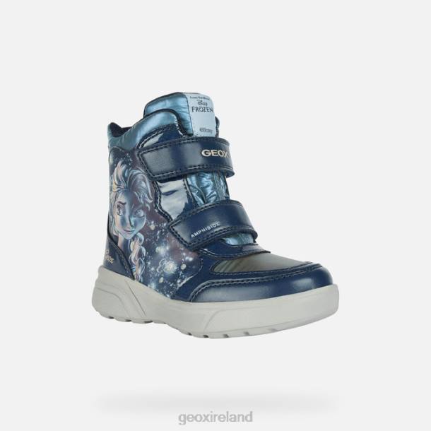 Geox 0ZTB1097 Dark Navy/Platinum Sveggen Abx Girl