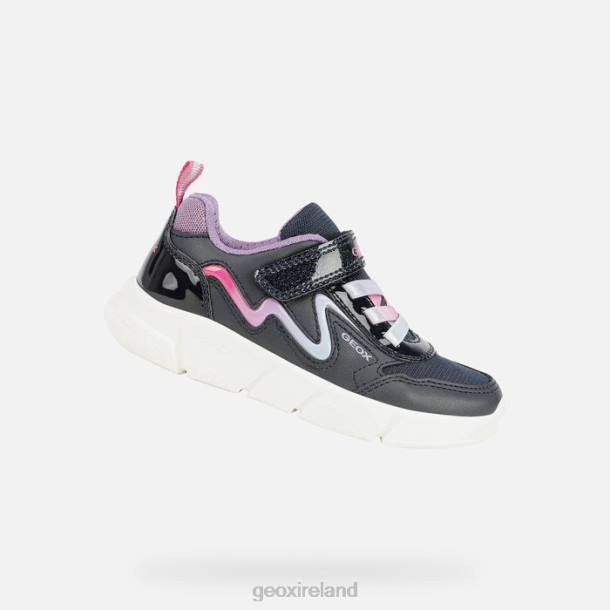 Geox 0ZTB1119 Navy/Orchid Aril Girl