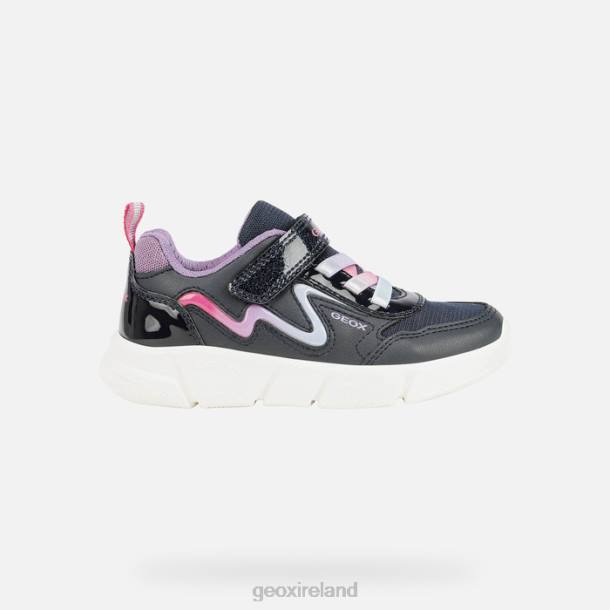 Geox 0ZTB1119 Navy/Orchid Aril Girl