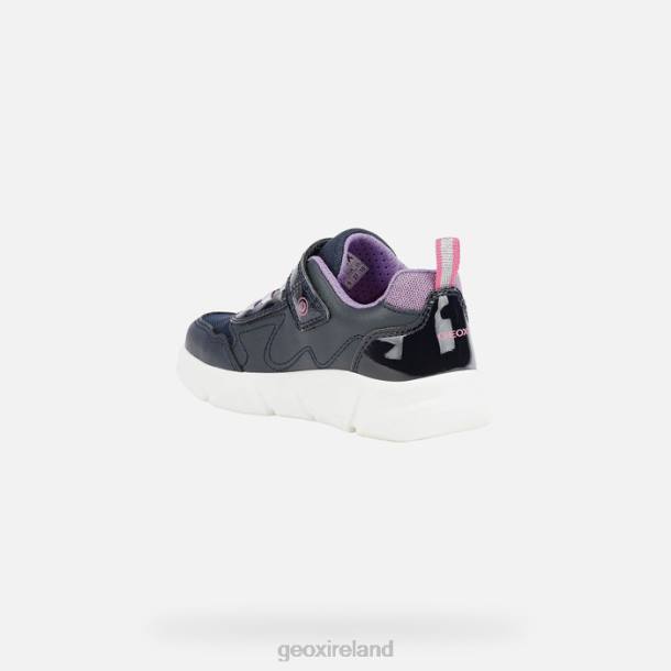 Geox 0ZTB1119 Navy/Orchid Aril Girl