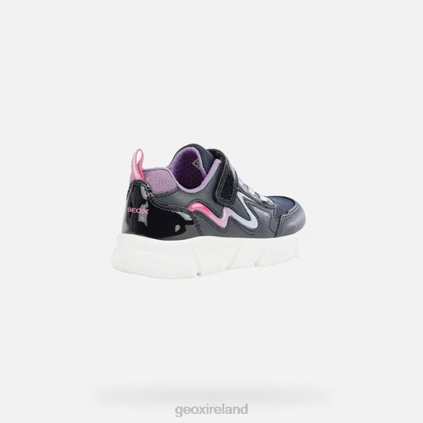 Geox 0ZTB1119 Navy/Orchid Aril Girl