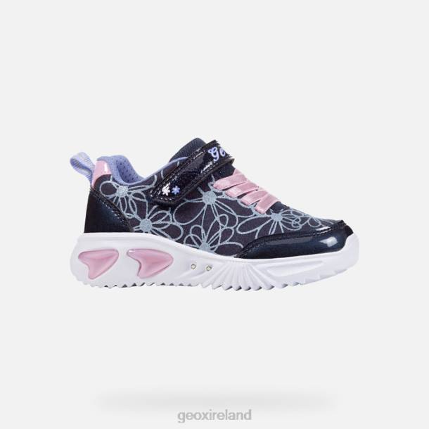 Geox 0ZTB1131 Navy/Pink Assister Girl