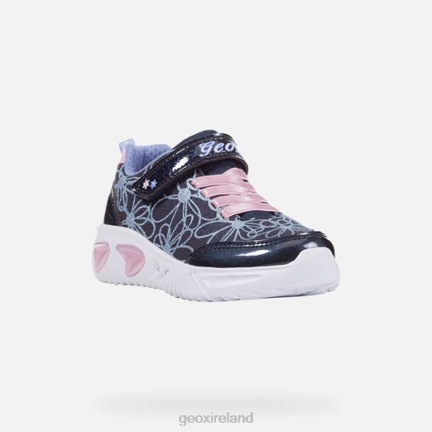 Geox 0ZTB1131 Navy/Pink Assister Girl