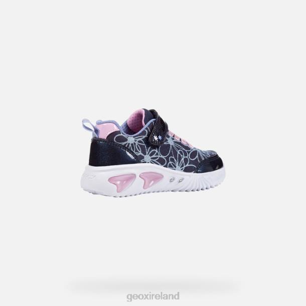 Geox 0ZTB1131 Navy/Pink Assister Girl