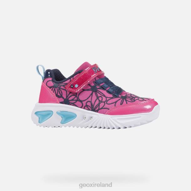 Geox 0ZTB1132 Fuchsia/Navy Assister Girl
