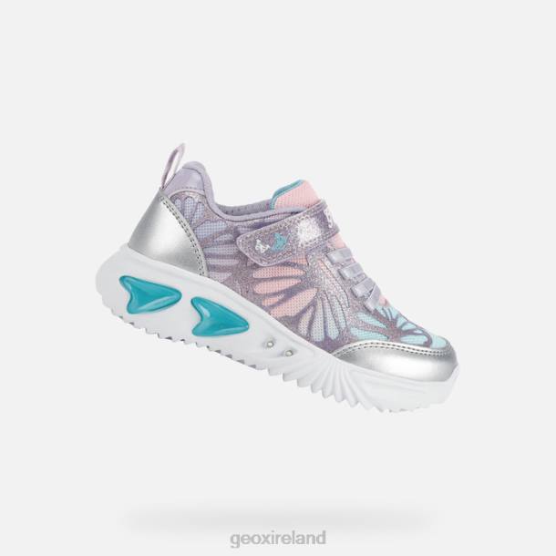 Geox 0ZTB1175 Silver/Lilac Assister Girl