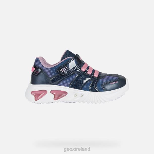 Geox 0ZTB1230 Navy/Fuchsia Assister Girl