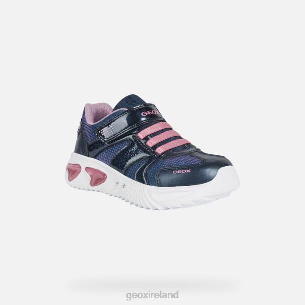 Geox 0ZTB1230 Navy/Fuchsia Assister Girl