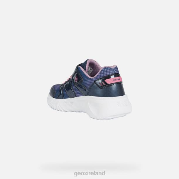 Geox 0ZTB1230 Navy/Fuchsia Assister Girl