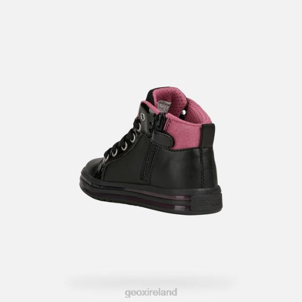 Geox 0ZTB1239 Black/Fuchsia Pawnee Girl