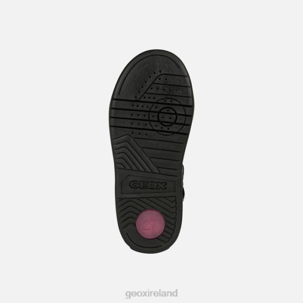 Geox 0ZTB1239 Black/Fuchsia Pawnee Girl
