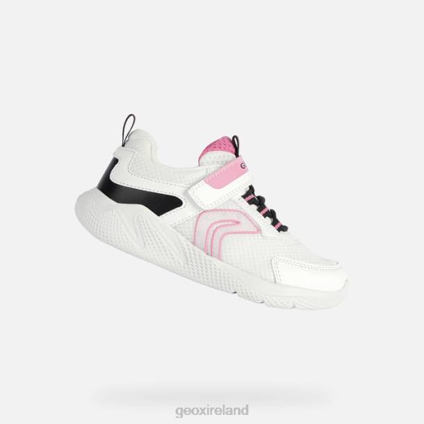 Geox 0ZTB1898 White/Fuchsia Sprintye Girl