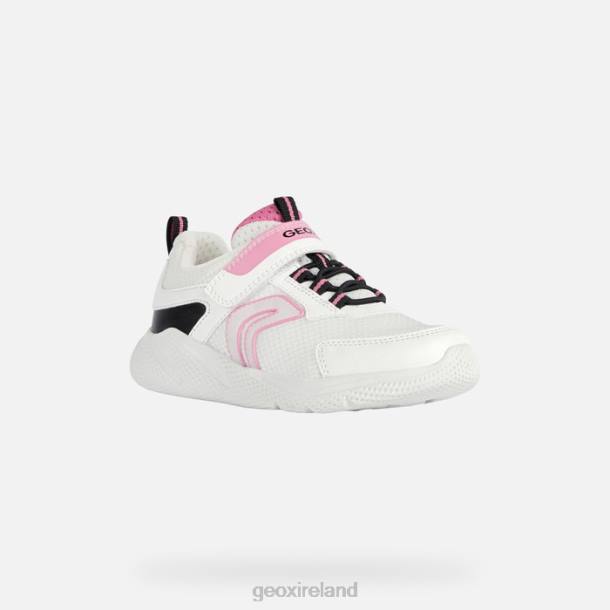 Geox 0ZTB1898 White/Fuchsia Sprintye Girl