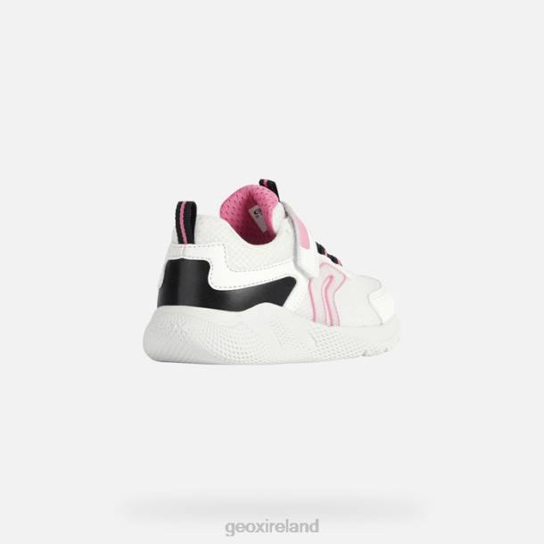 Geox 0ZTB1898 White/Fuchsia Sprintye Girl