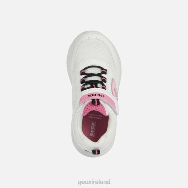 Geox 0ZTB1898 White/Fuchsia Sprintye Girl