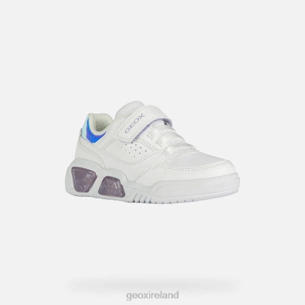 Geox 0ZTB1910 White/Lilac Illuminus Junior