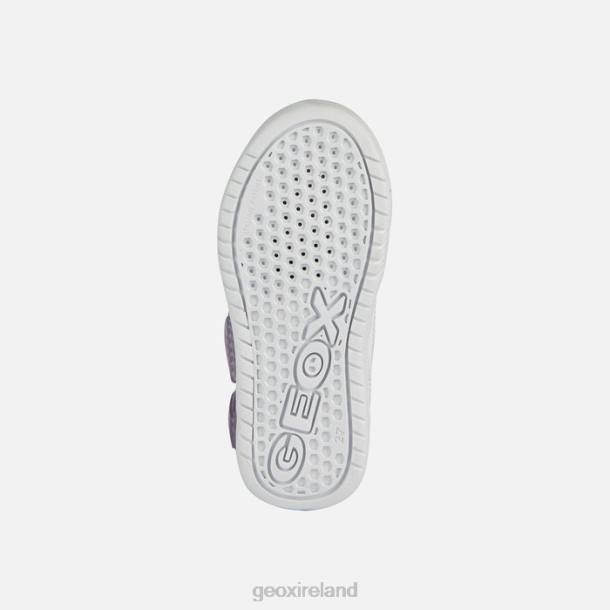 Geox 0ZTB1910 White/Lilac Illuminus Junior