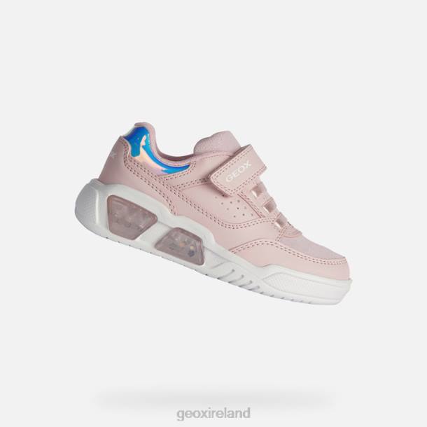 Geox 0ZTB1911 Light Rose/White Illuminus Junior