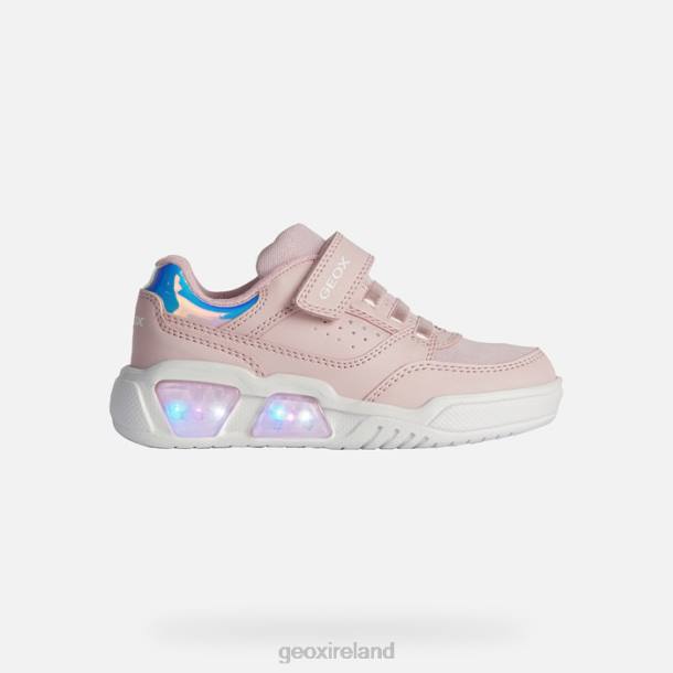 Geox 0ZTB1911 Light Rose/White Illuminus Junior
