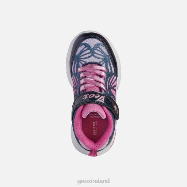 Geox 0ZTB993 Navy/Fuchsia Assister Girl