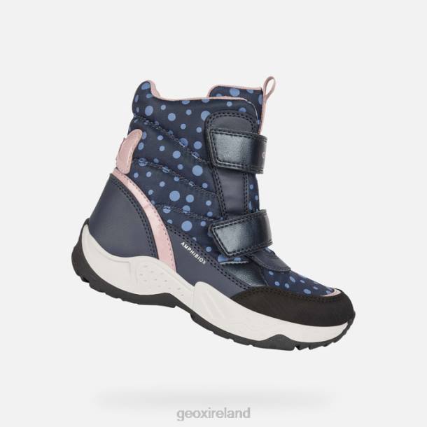 Geox 0ZTB1110 Navy/Pink Sentiero Abx Girl