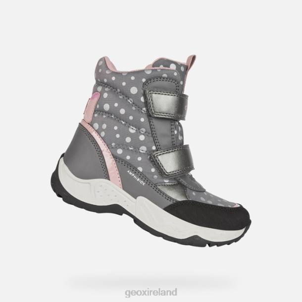 Geox 0ZTB1111 Dark Grey/Rose Sentiero Abx Girl