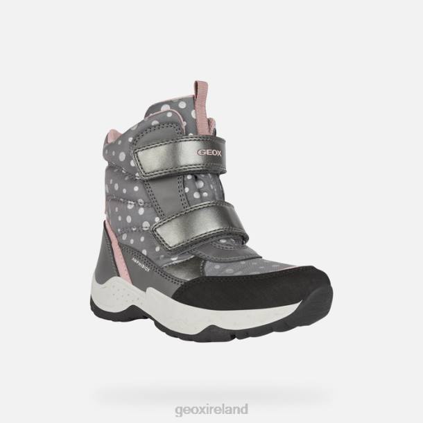Geox 0ZTB1111 Dark Grey/Rose Sentiero Abx Girl