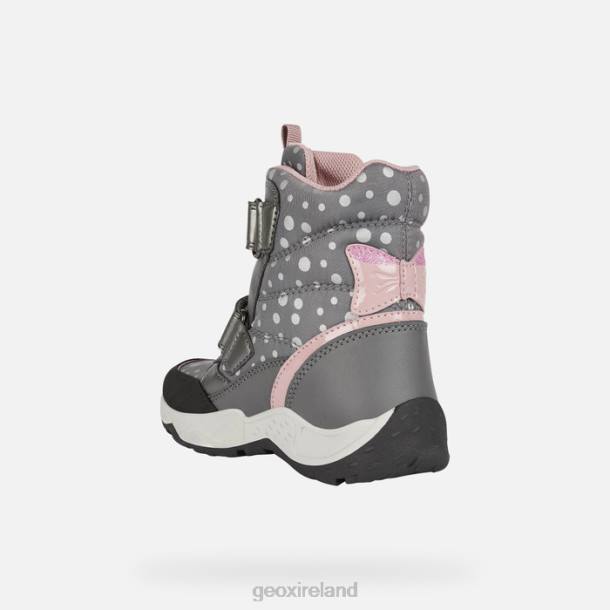 Geox 0ZTB1111 Dark Grey/Rose Sentiero Abx Girl