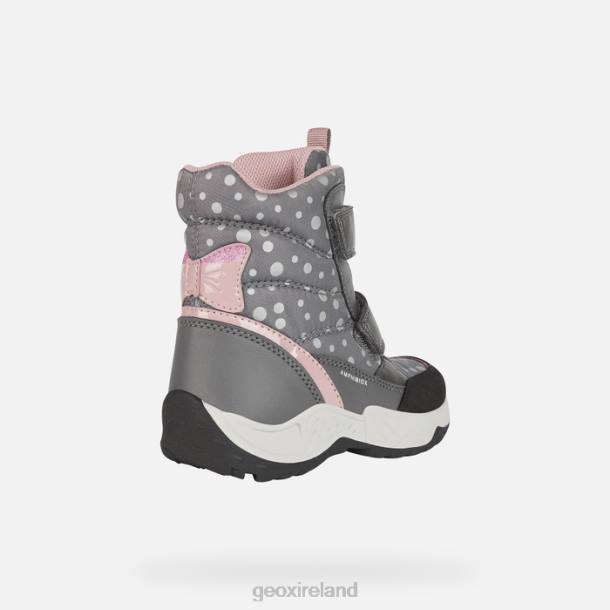 Geox 0ZTB1111 Dark Grey/Rose Sentiero Abx Girl