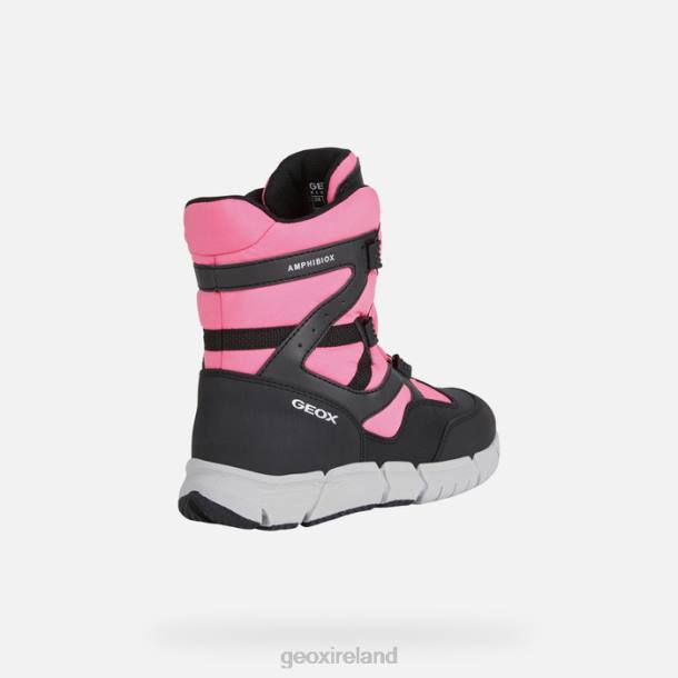 Geox 0ZTB1179 Black/Fluo Fuchsia Flexyper Abx Girl