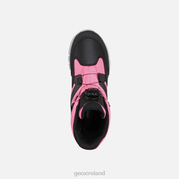 Geox 0ZTB1179 Black/Fluo Fuchsia Flexyper Abx Girl