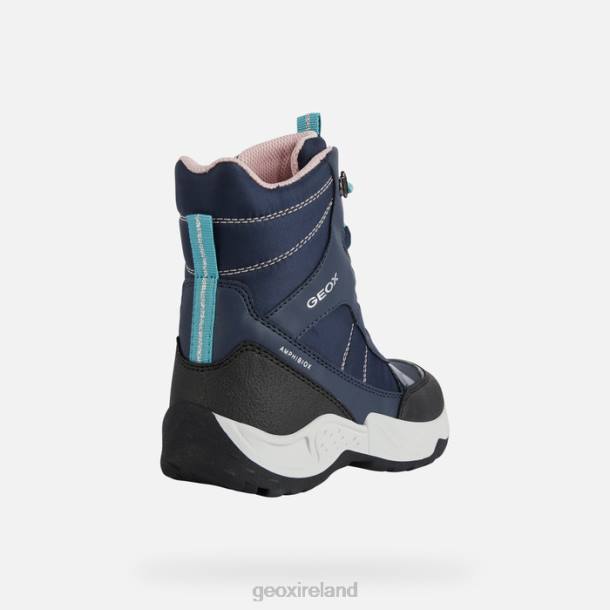 Geox 0ZTB6 Navy/Aqua Sentiero Abx Girl