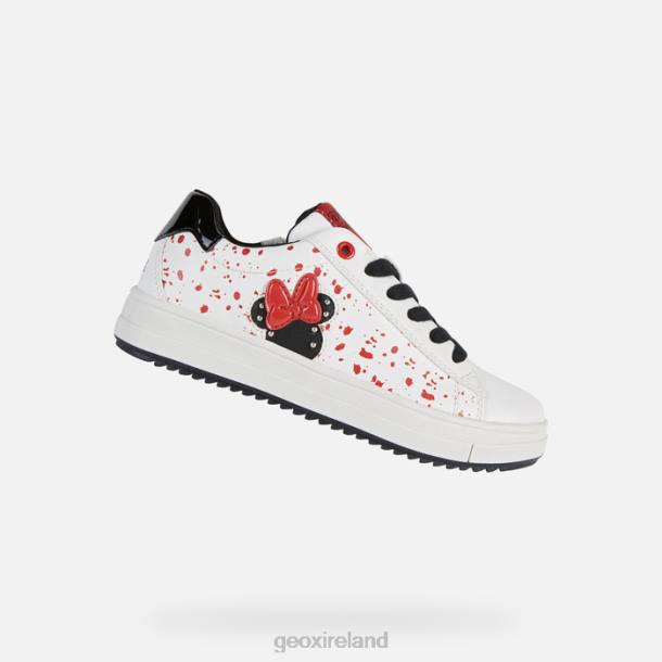 Geox 0ZTB1235 White/Black Rebecca Girl