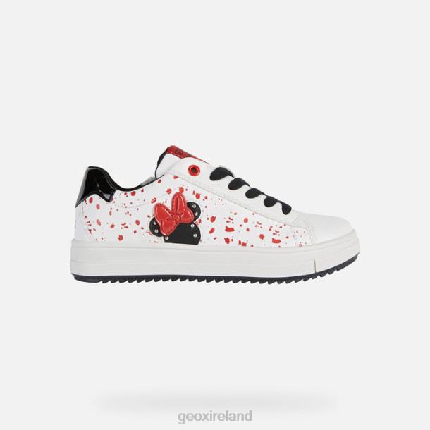 Geox 0ZTB1235 White/Black Rebecca Girl