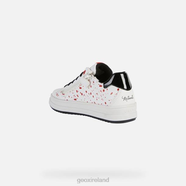 Geox 0ZTB1235 White/Black Rebecca Girl