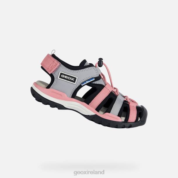 Geox 0ZTB1010 Grey/Black Borealis Girl