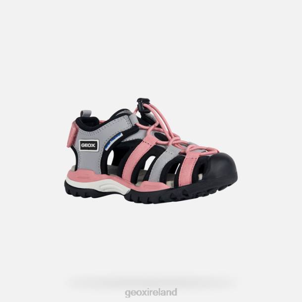 Geox 0ZTB1010 Grey/Black Borealis Girl