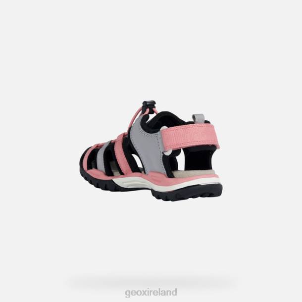 Geox 0ZTB1010 Grey/Black Borealis Girl