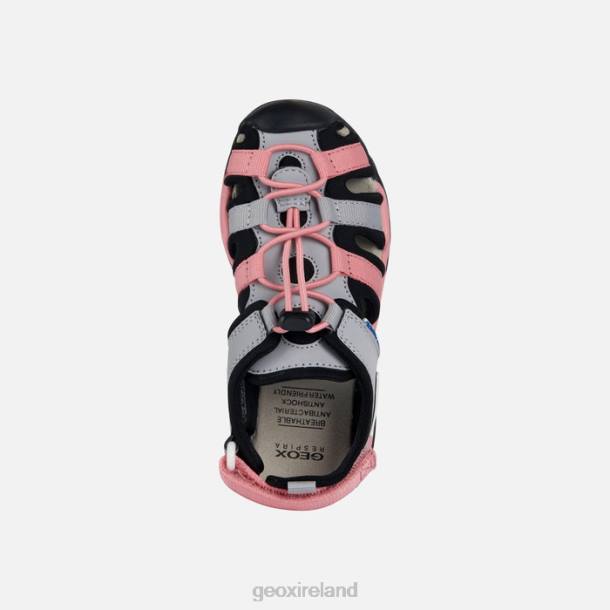 Geox 0ZTB1010 Grey/Black Borealis Girl