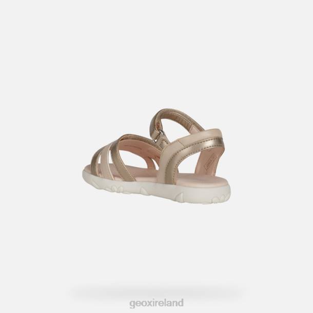 Geox 0ZTB1025 Platinum Sandal Haiti Girl