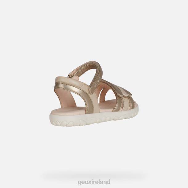 Geox 0ZTB1025 Platinum Sandal Haiti Girl