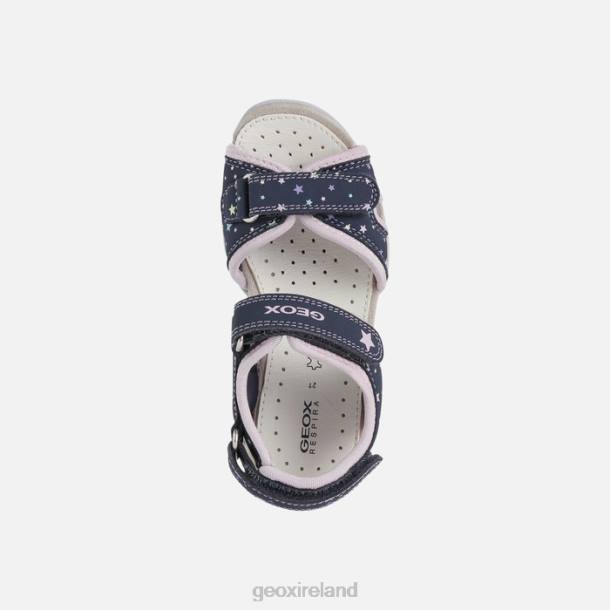 Geox 0ZTB1039 Navy/Pink Roxanne Girl